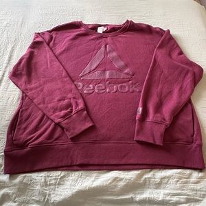 Maroon/Burgundy Reebok Crewneck with Pockets